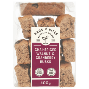 Chai-spiced Walnut & Cranberry Rusks