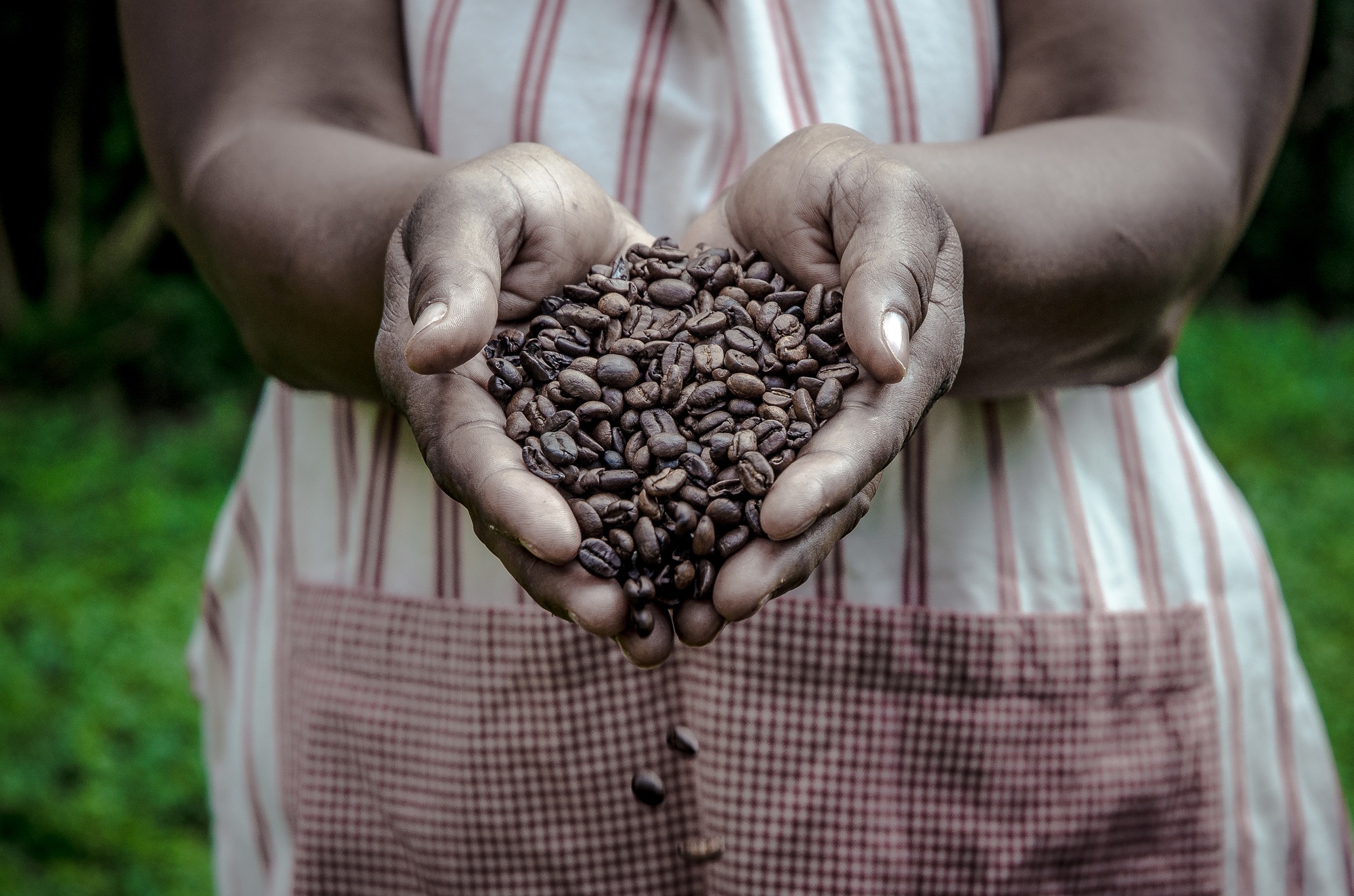 Coffee roaster woman