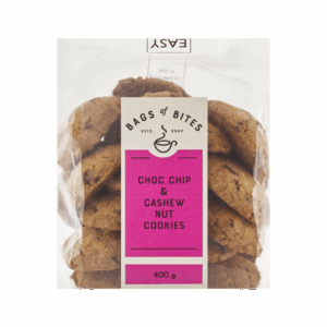 Choc Chip & Cashew Nut Cookies