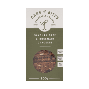 Naturally Loaded - Savoury Date & Rosemary Crackers